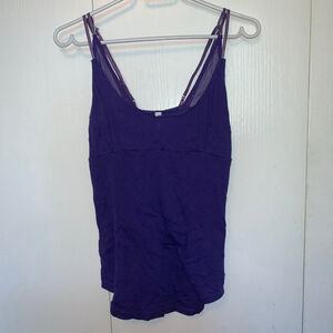 Women's RVCA Purple Tank Top Size L
